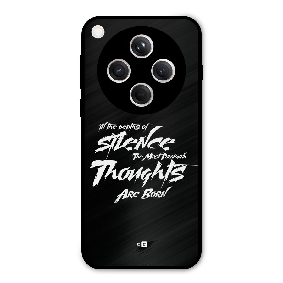 Silent Thoughts Metal Back Case for Oppo Find X8