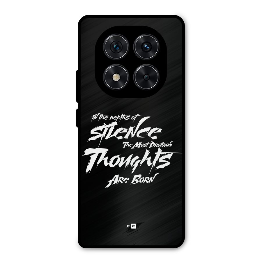 Silent Thoughts Metal Back Case for Poco X7