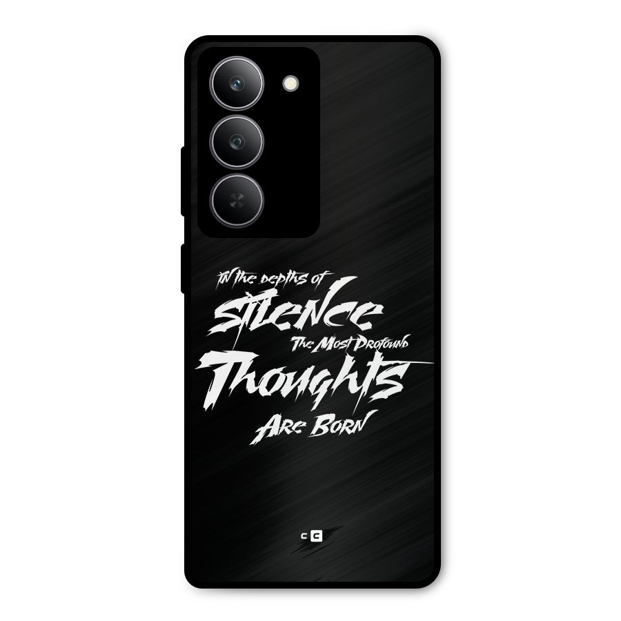 Silent Thoughts Metal Back Case for Realme 14x