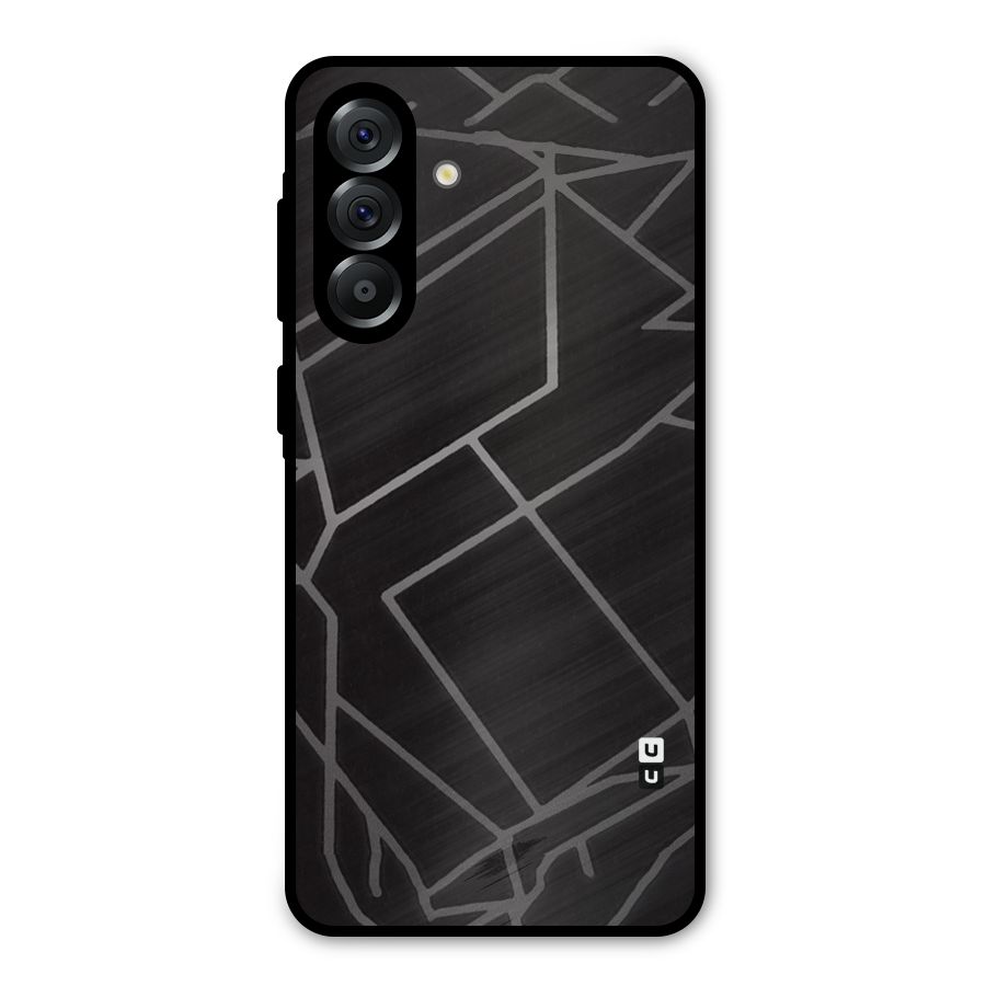 Silver Angle Design Metal Back Case for Galaxy A56