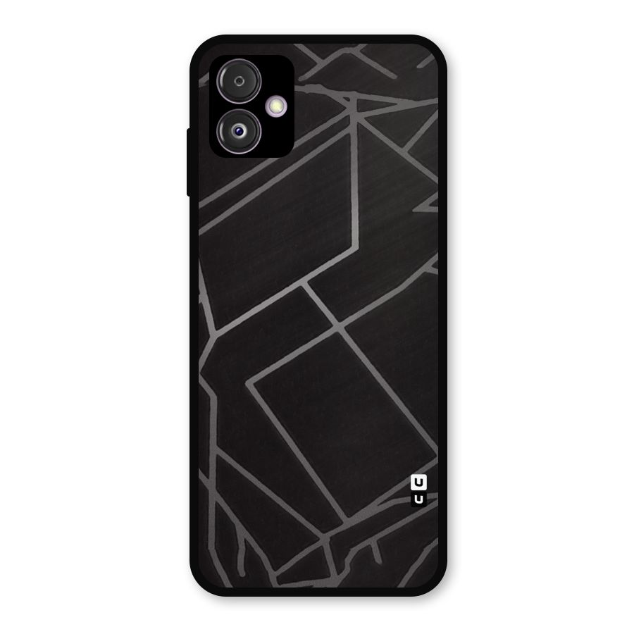Silver Angle Design Metal Back Case for Galaxy F14