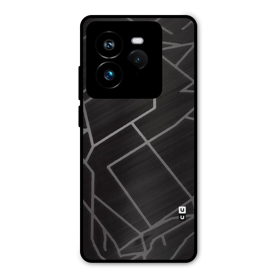 Silver Angle Design Metal Back Case for Realme GT 7 Pro