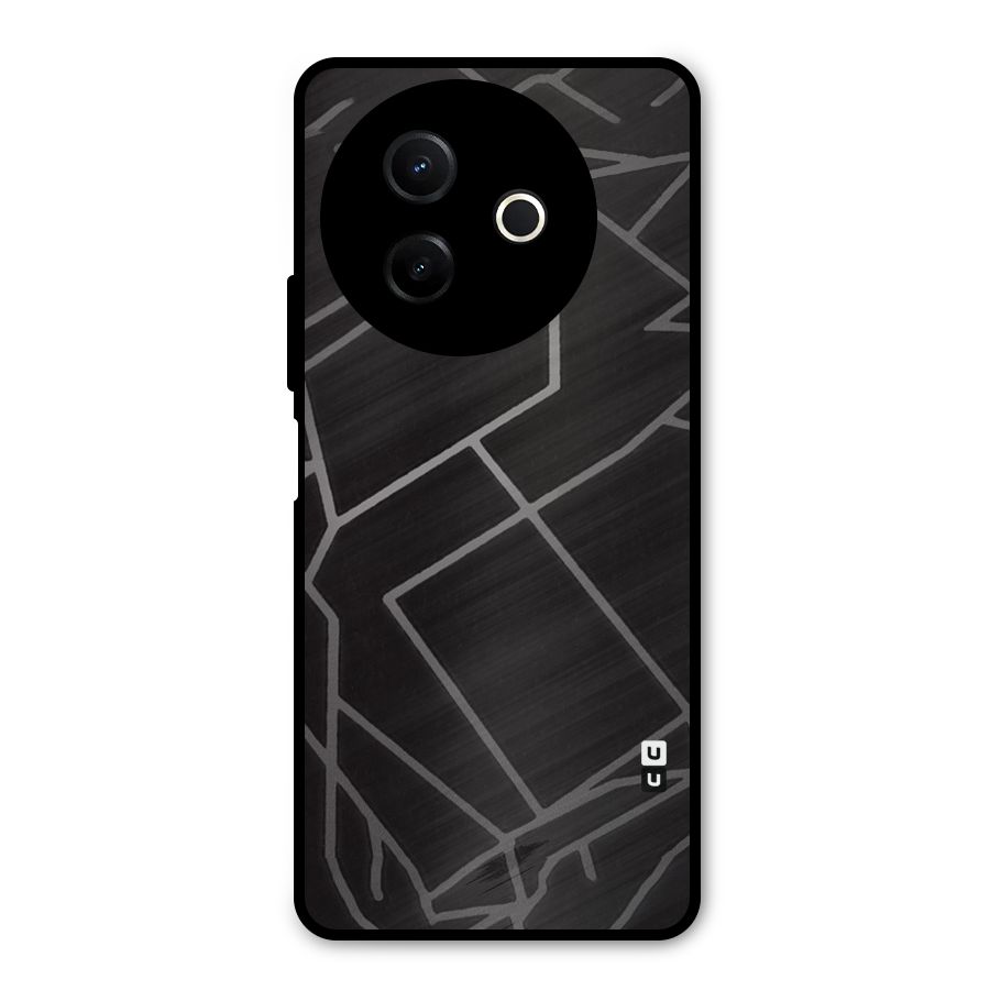 Silver Angle Design Metal Back Case for Vivo Y39