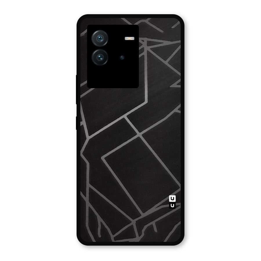 Silver Angle Design Metal Back Case for iQOO Neo 6 5G