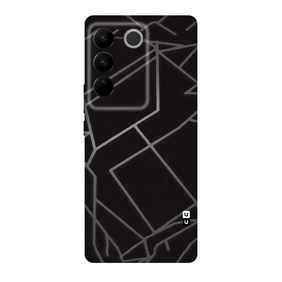 Silver Angle Design Original Polycarbonate Back Case for Vivo V27