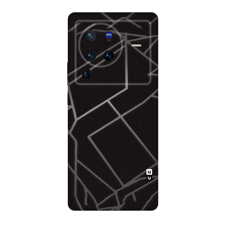Silver Angle Design Original Polycarbonate Back Case for Vivo X80