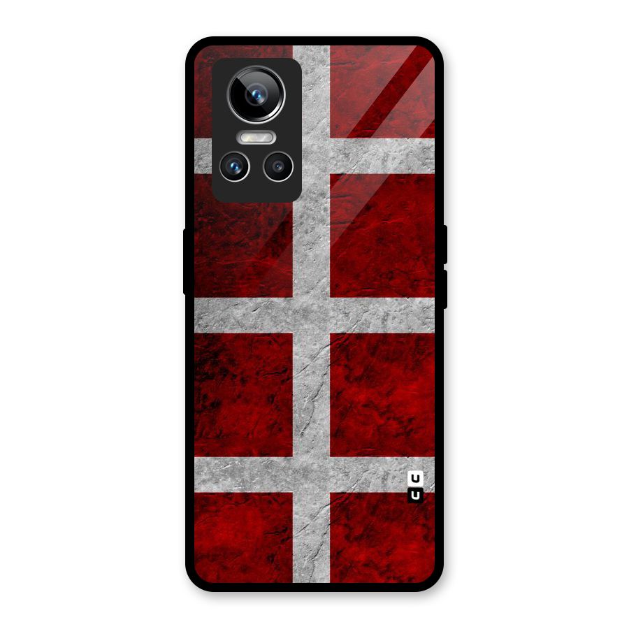 Silver Lines Glass Back Case for Realme GT Neo 3