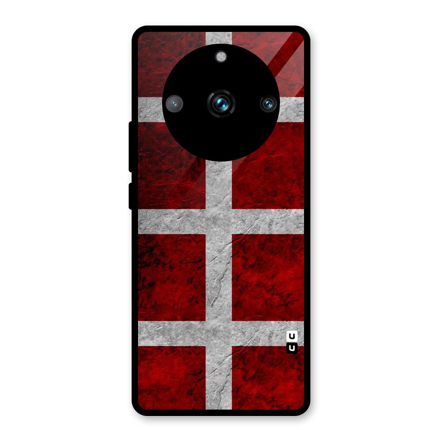 Silver Lines Glass Back Case for Realme Narzo 60 Pro