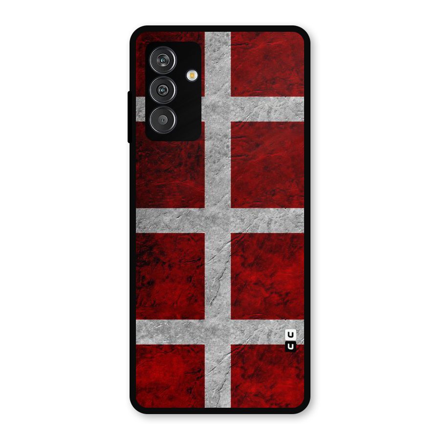 Silver Lines Metal Back Case for Galaxy F13