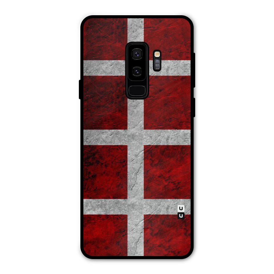 Silver Lines Metal Back Case for Galaxy S9 Plus