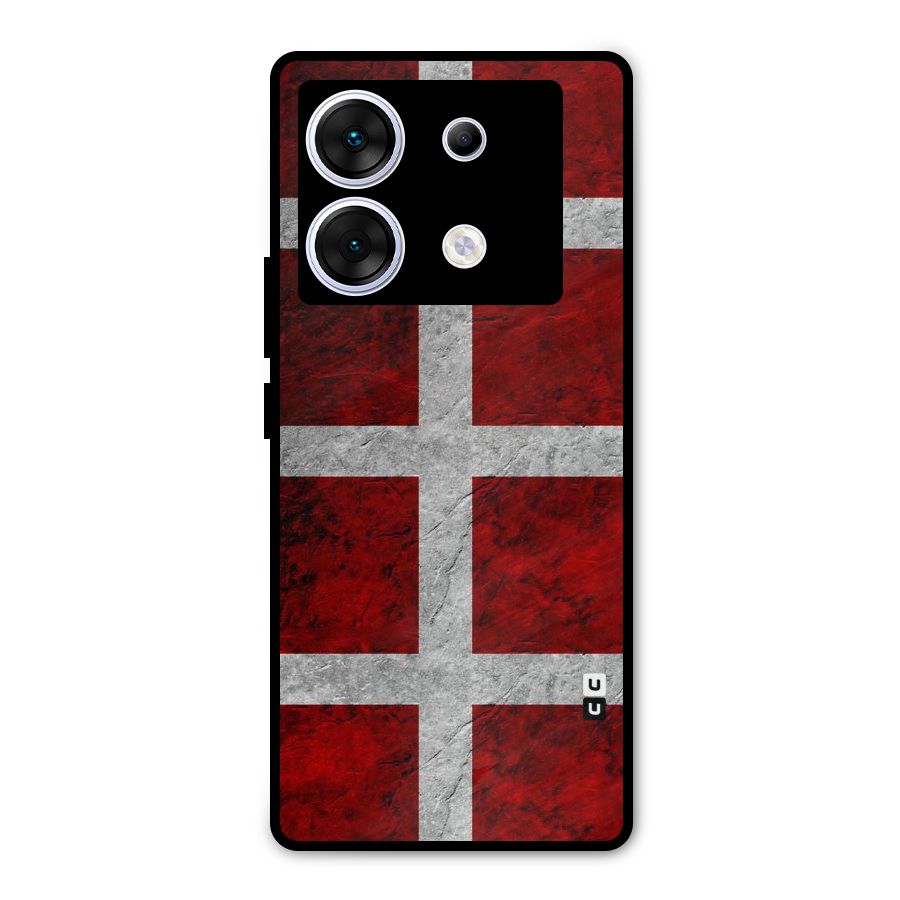 Silver Lines Metal Back Case for Infinix Zero 30 5G
