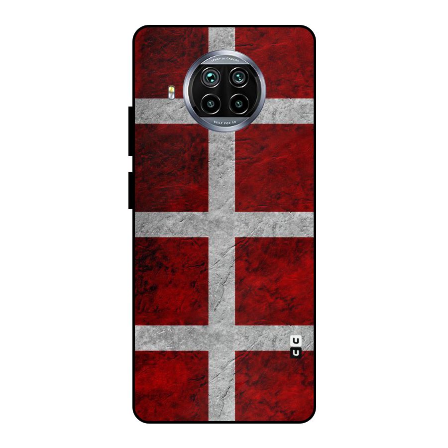Silver Lines Metal Back Case for Mi 10i