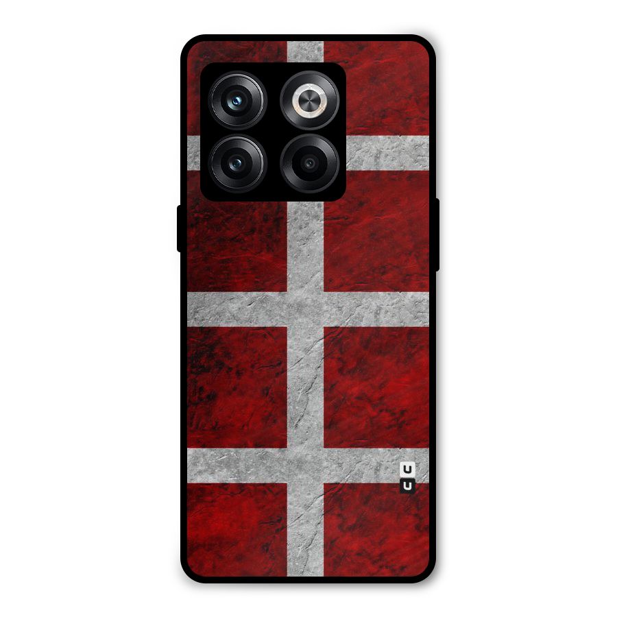 Silver Lines Metal Back Case for OnePlus 10T