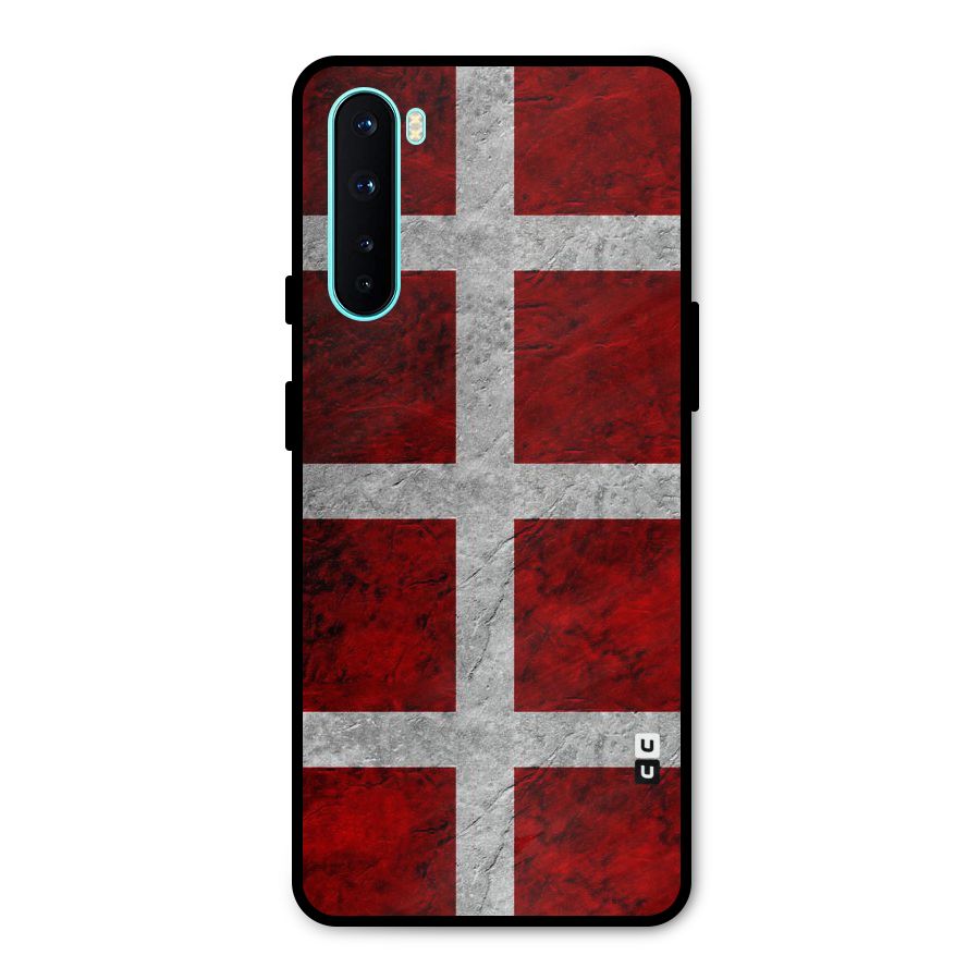 Silver Lines Metal Back Case for OnePlus Nord