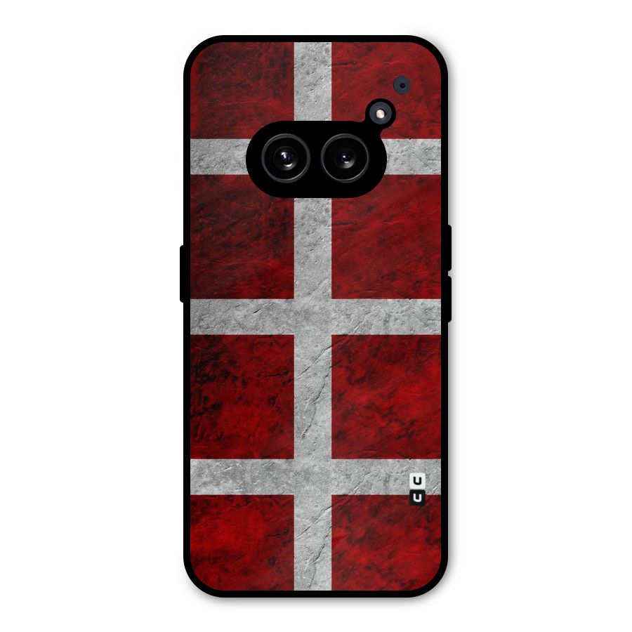 Silver Lines Metal Back Case for Nothing Phone 2a