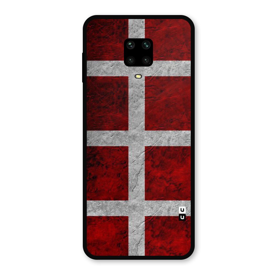 Silver Lines Metal Back Case for Poco M2