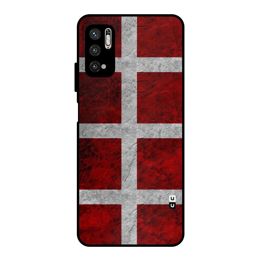 Silver Lines Metal Back Case for Poco M3 Pro 5G
