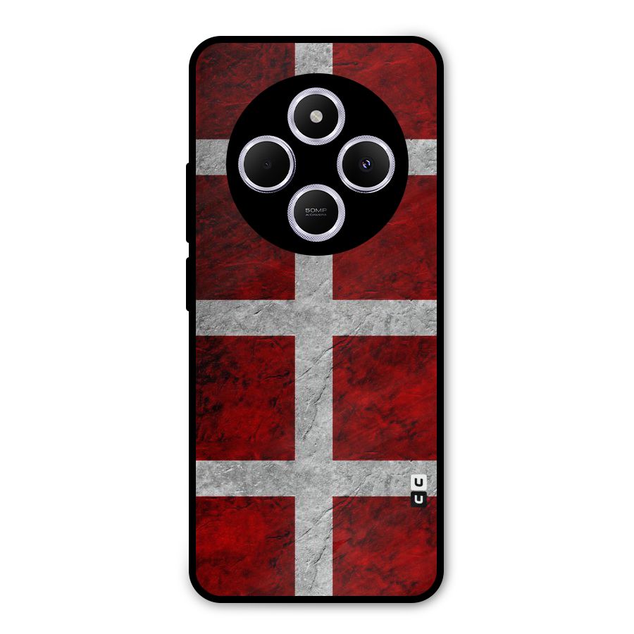 Silver Lines Metal Back Case for Poco M7