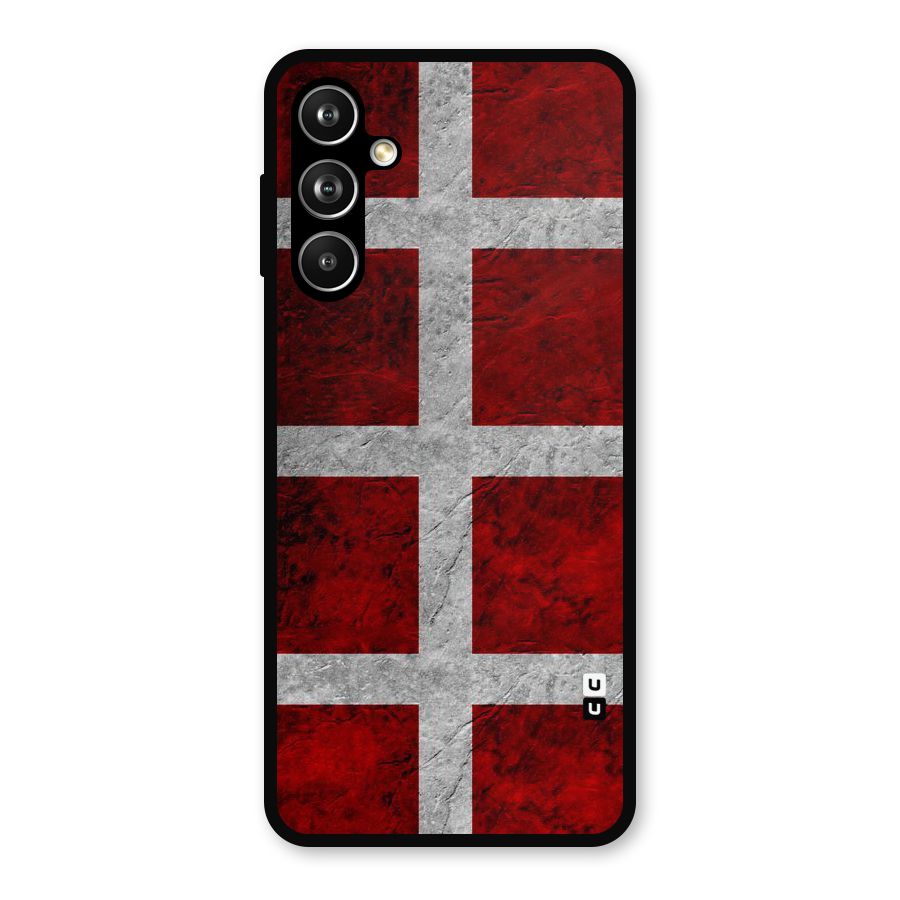 Silver Lines Metal Back Case for Samsung Galaxy M54