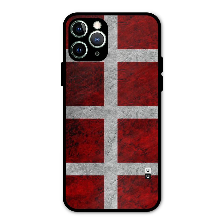 Silver Lines Metal Back Case for iPhone 11 Pro Max