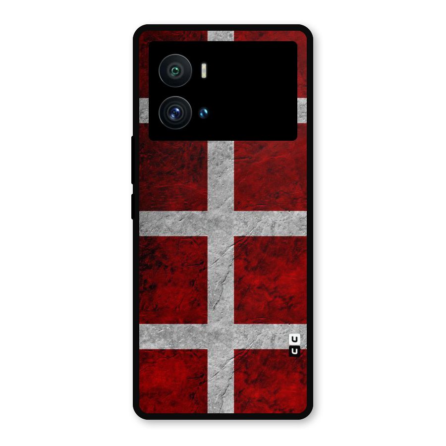 Silver Lines Metal Back Case for iQOO 9 Pro