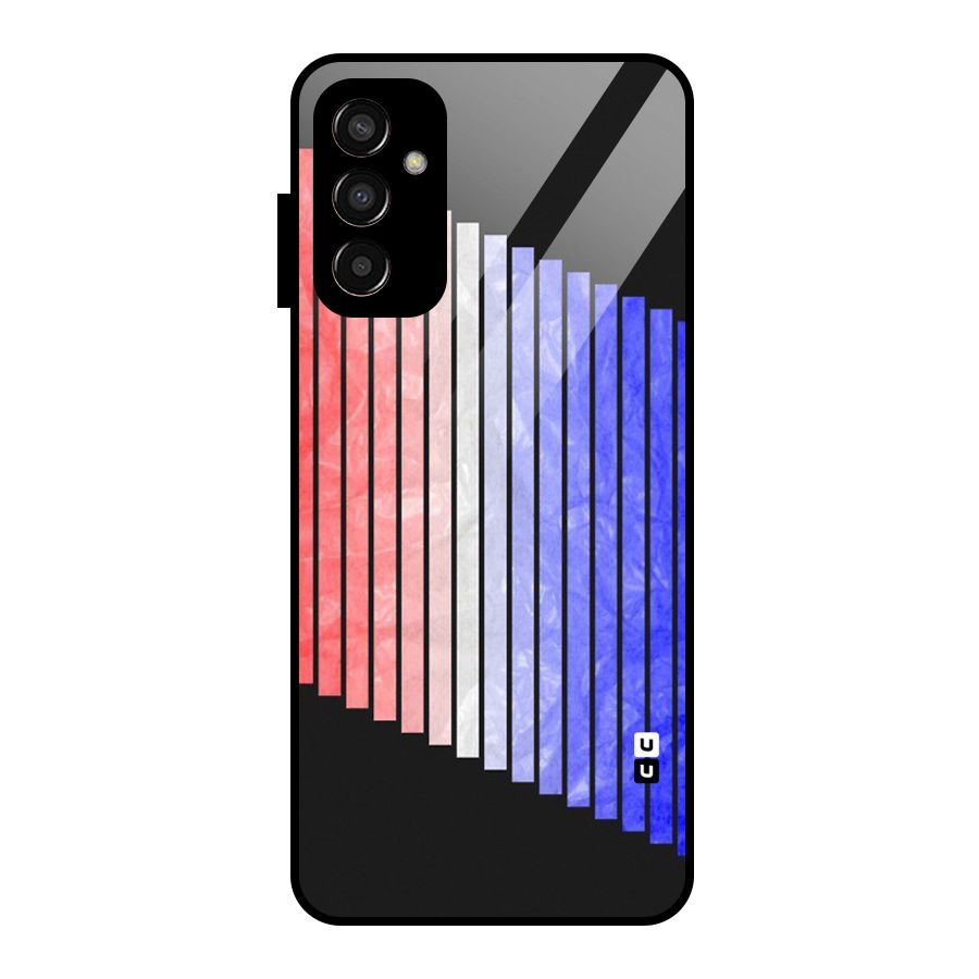 Simple Bars Glass Back Case for Galaxy F13