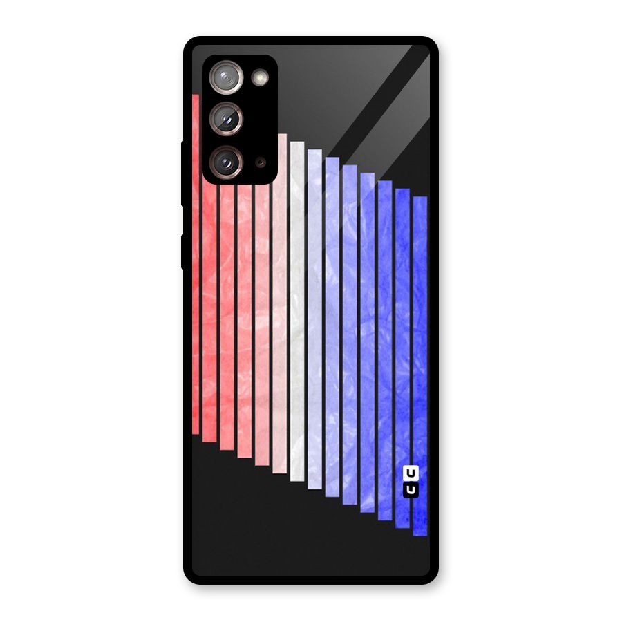 Simple Bars Glass Back Case for Galaxy Note 20