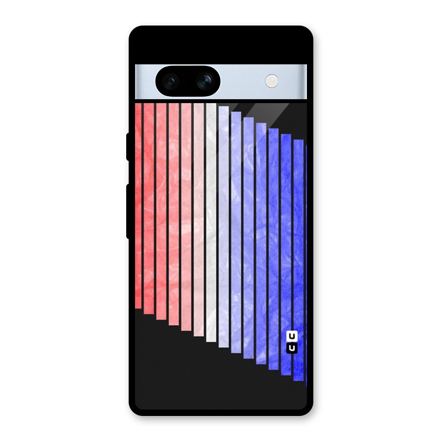 Simple Bars Glass Back Case for Google Pixel 7a