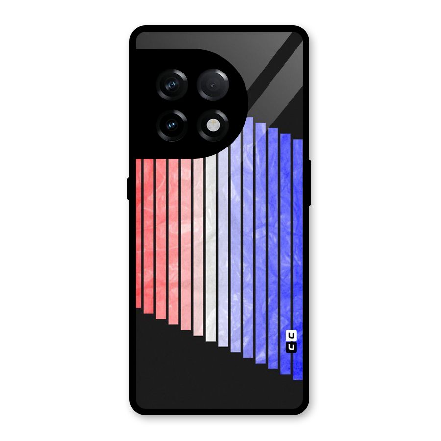 Simple Bars Glass Back Case for OnePlus 11R