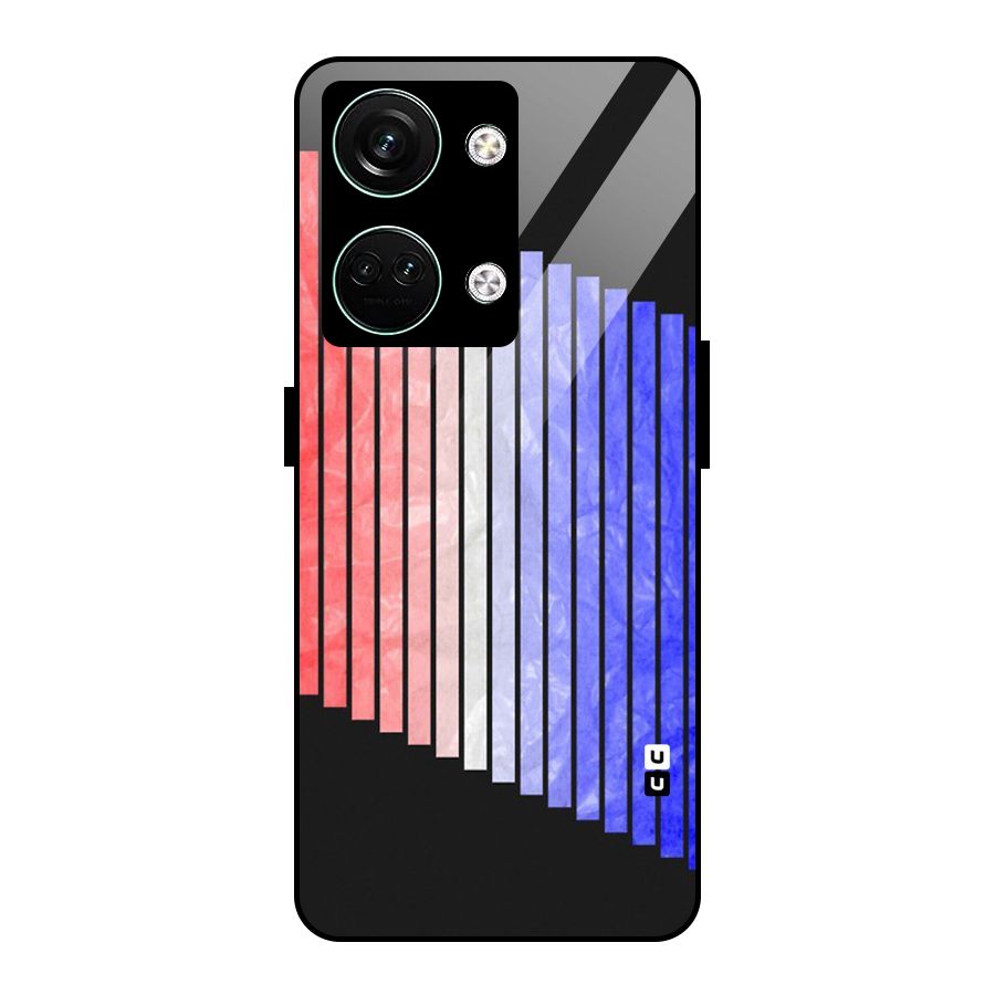Simple Bars Glass Back Case for Oneplus Nord 3