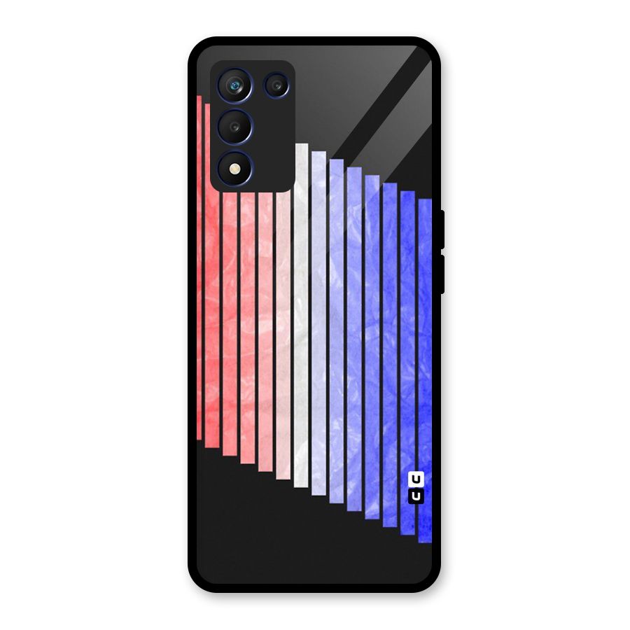 Simple Bars Glass Back Case for Realme 9 5G Speed