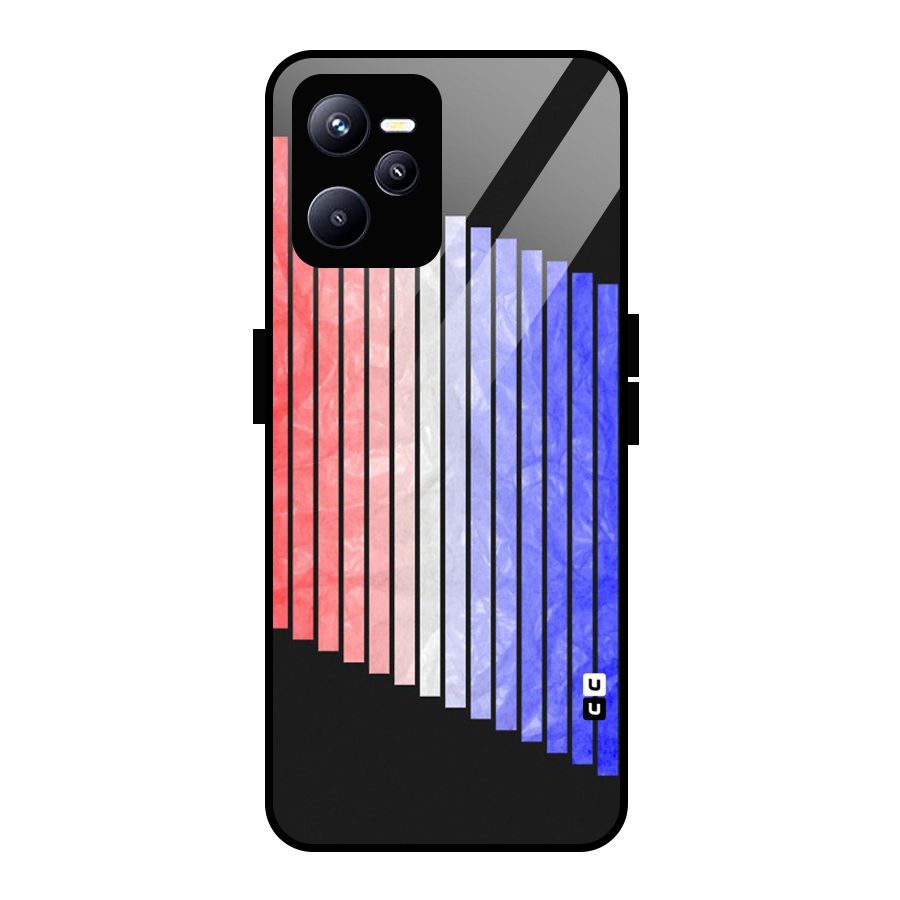 Simple Bars Glass Back Case for Realme C35