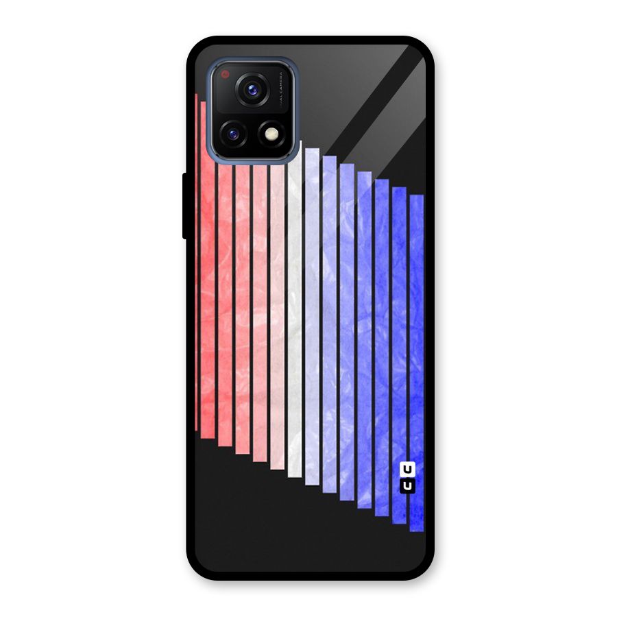 Simple Bars Glass Back Case for Vivo Y72 5G