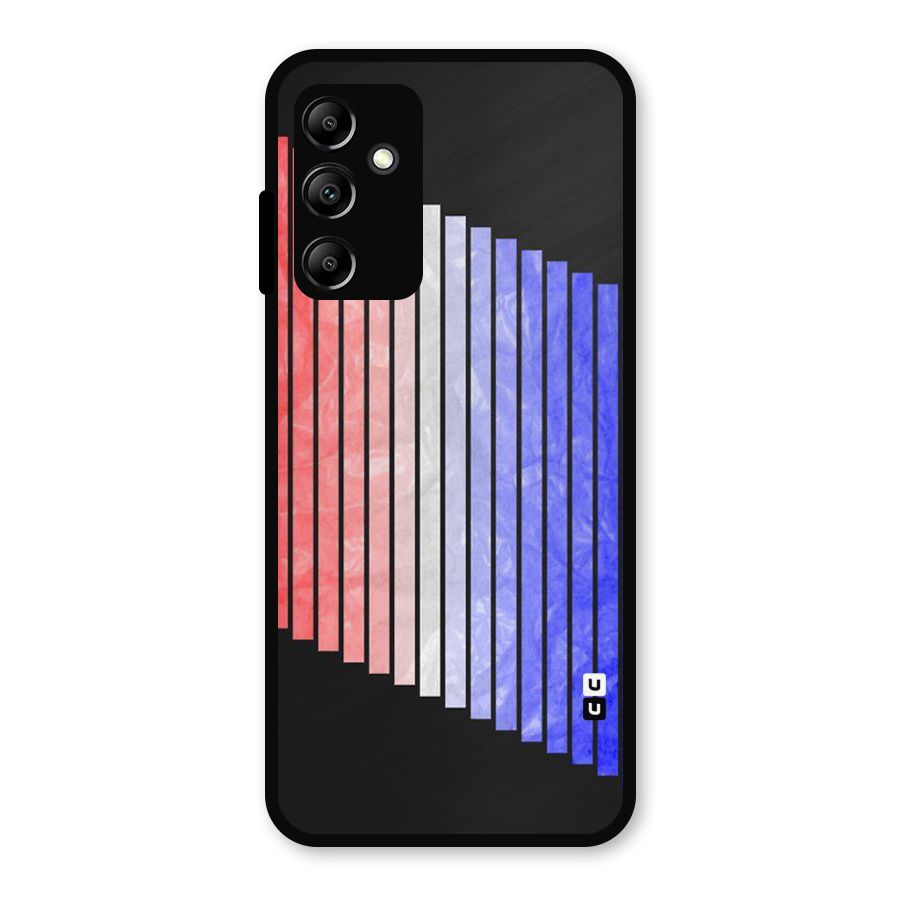 Simple Bars Metal Back Case for Galaxy A14 5G