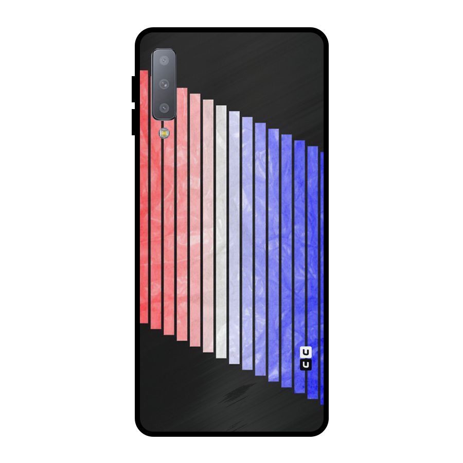 Simple Bars Metal Back Case for Galaxy A7 (2018)