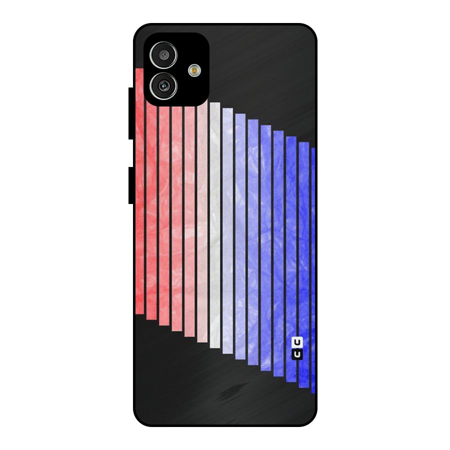Simple Bars Metal Back Case for Galaxy M13 5G