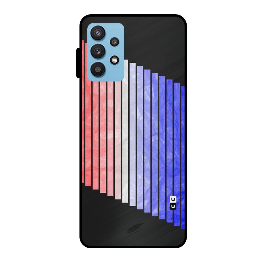 Simple Bars Metal Back Case for Galaxy M32 5G