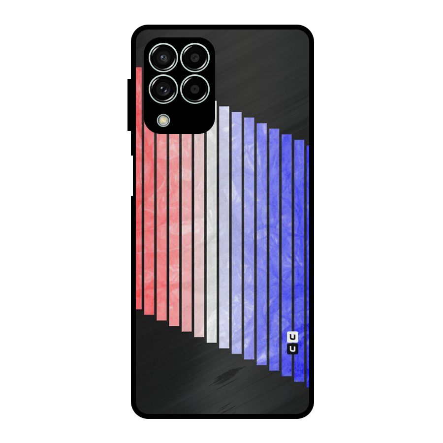 Simple Bars Metal Back Case for Galaxy M33
