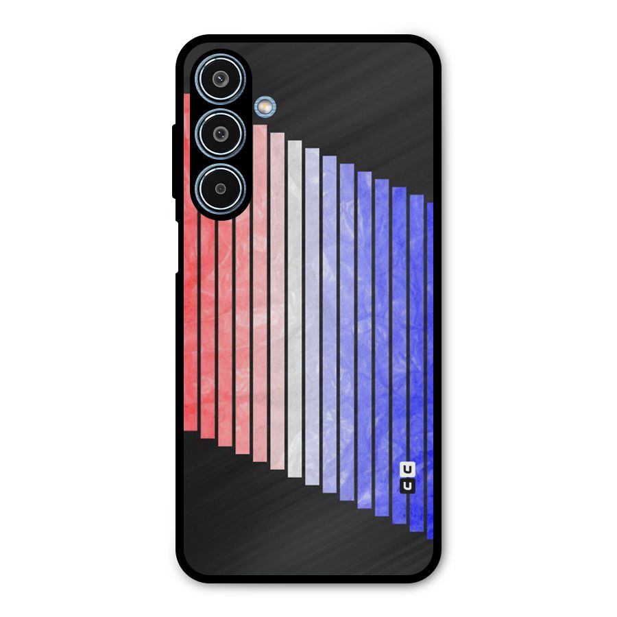 Simple Bars Metal Back Case for Galaxy M35