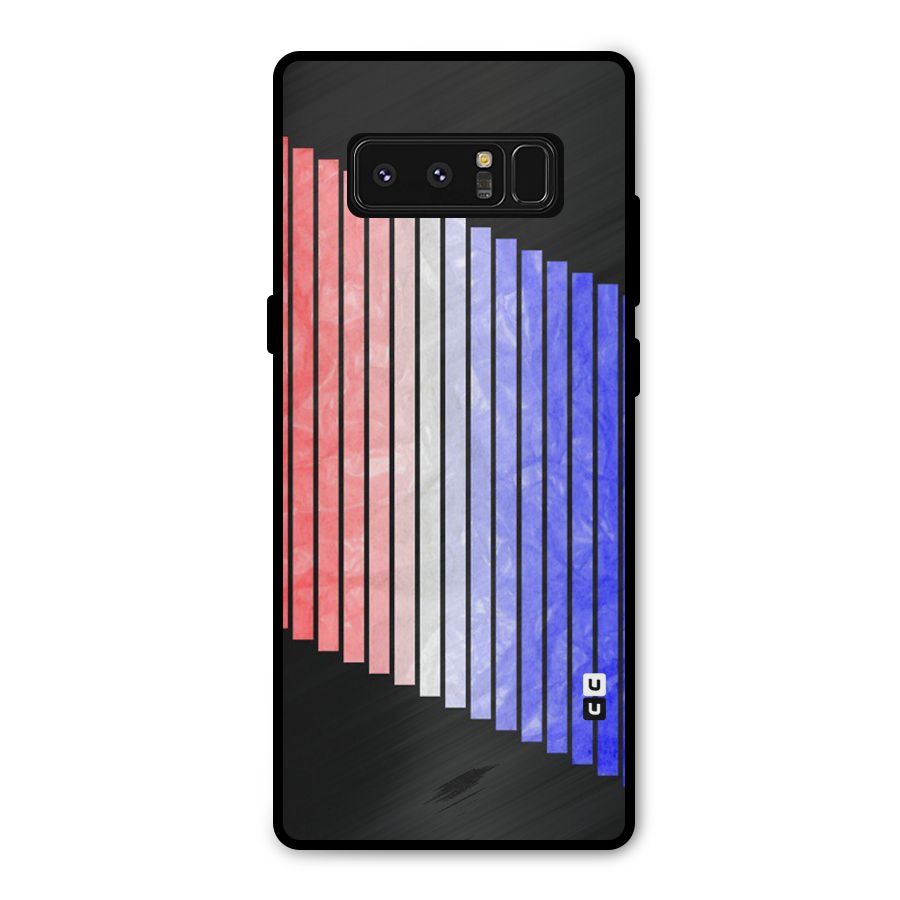 Simple Bars Metal Back Case for Galaxy Note 8