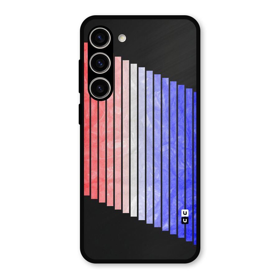 Simple Bars Metal Back Case for Galaxy S23 Plus