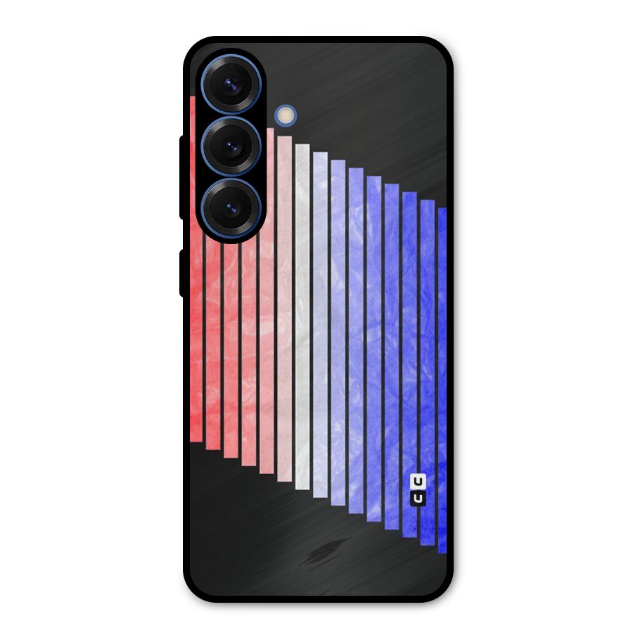 Simple Bars Metal Back Case for Galaxy S25
