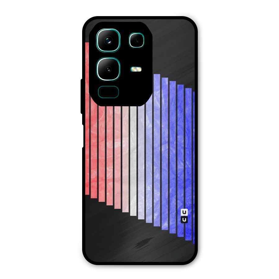 Simple Bars Metal Back Case for Infinix Note 50x