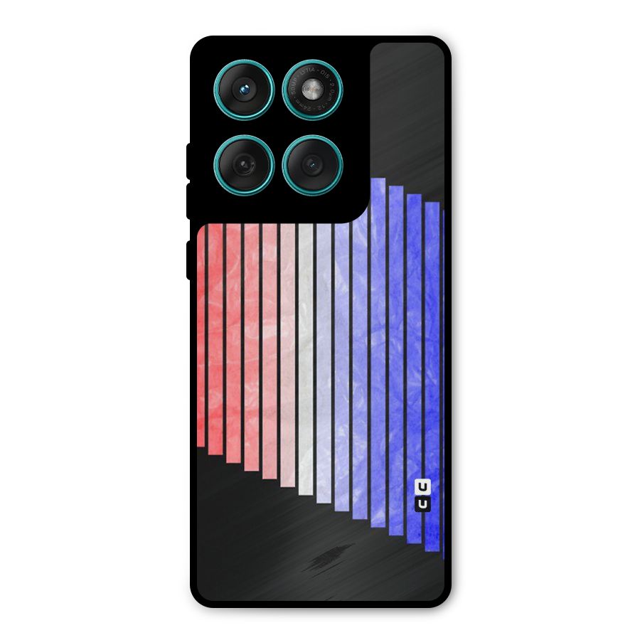 Simple Bars Metal Back Case for Motorola Edge 60