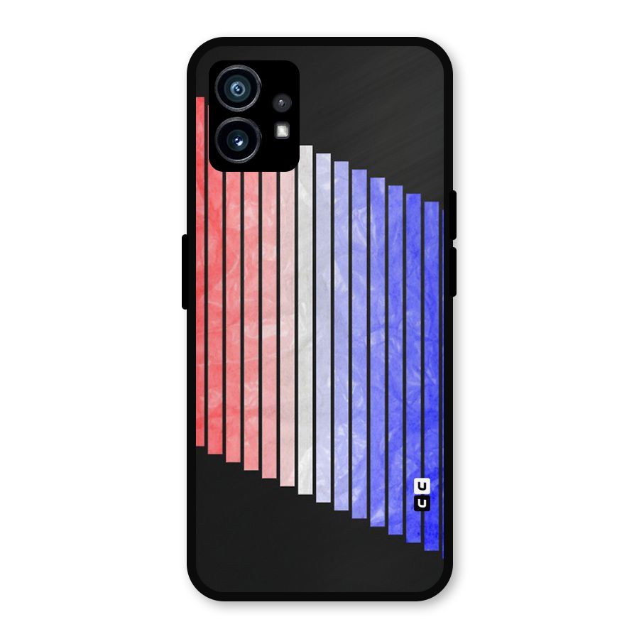 Simple Bars Metal Back Case for Nothing Phone 1