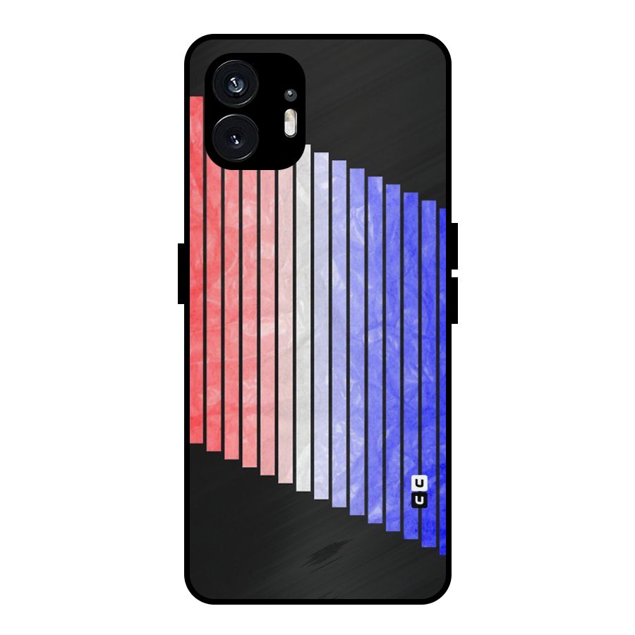 Simple Bars Metal Back Case for Nothing Phone 2