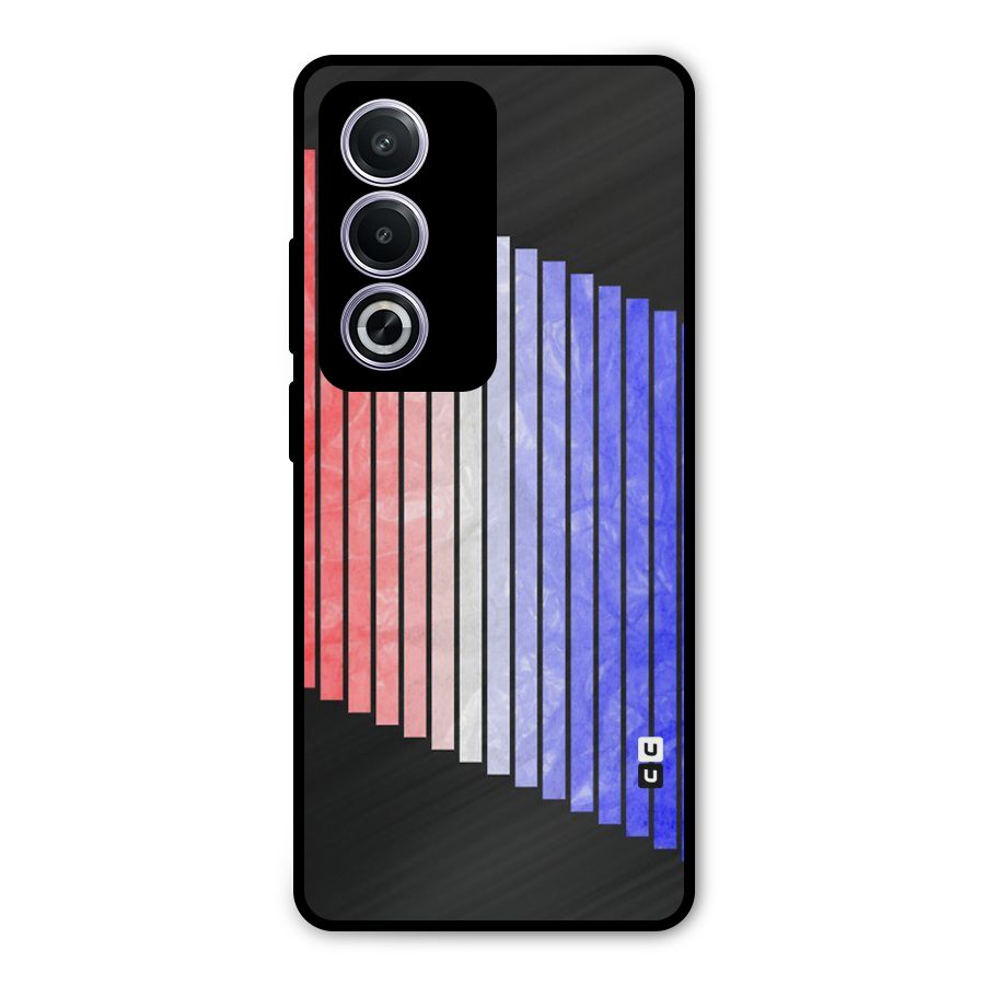 Simple Bars Metal Back Case for Oppo A3 Pro