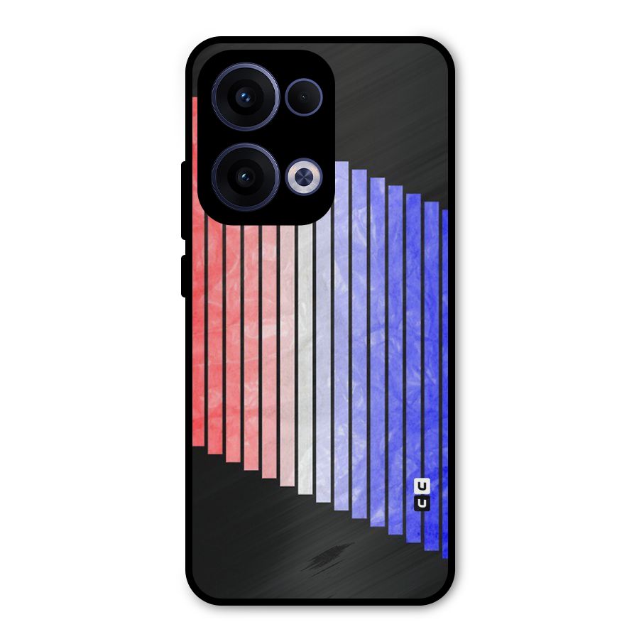 Simple Bars Metal Back Case for Oppo Reno13
