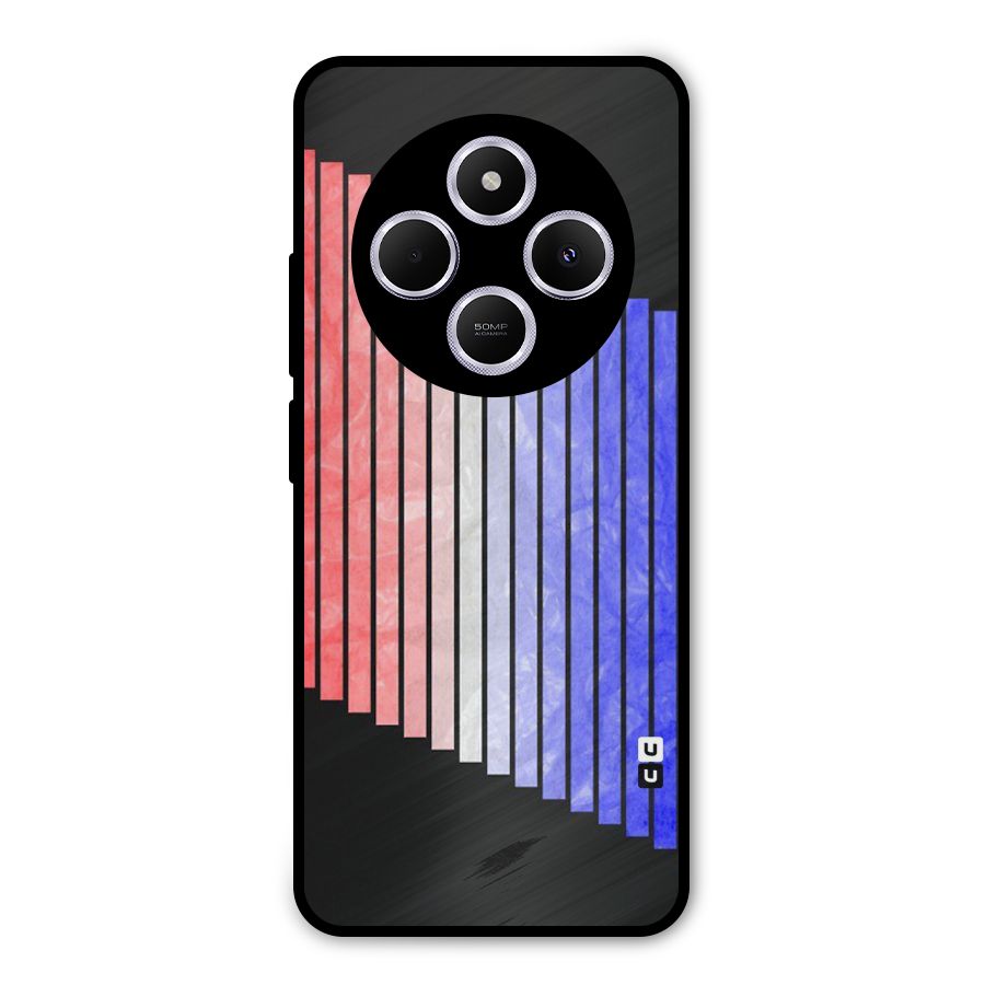 Simple Bars Metal Back Case for Poco C75 5G