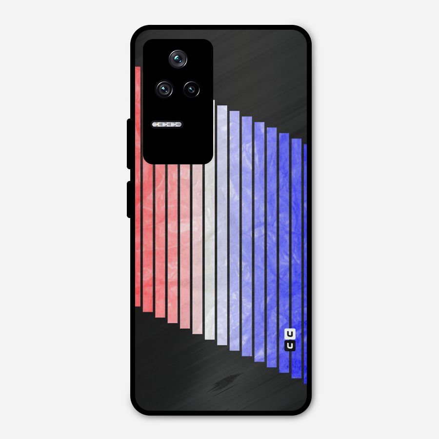 Simple Bars Metal Back Case for Poco F4 5G